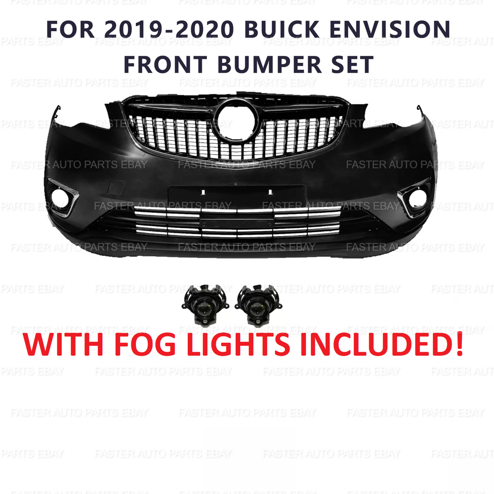 2019-2020 Buick Envision Front Bumper Cover Assembly with Grille