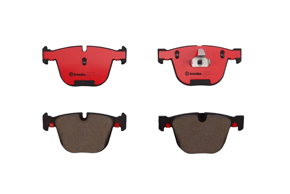 Juego de pastillas de freno cerámicas traseras Brembo kit sensor de desgaste para BMW F07 535i GT 550i GT Foto 3 de 4