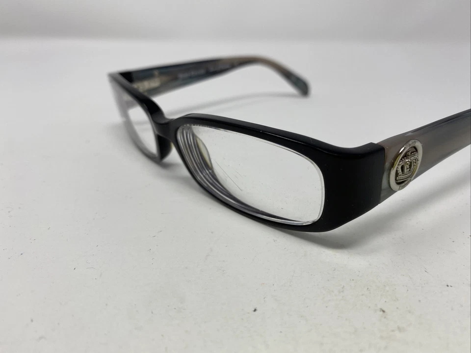 Marco de gafas de borde completo negro/gris Juicy Couture EVA 01C7 52-16-130 4098 Foto 2 de 4