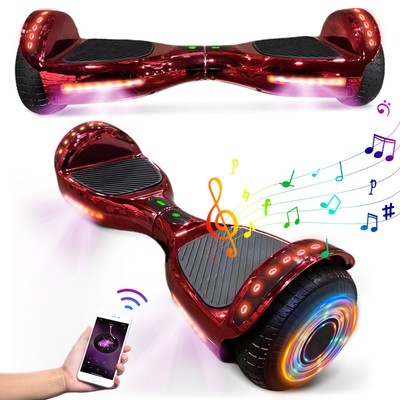 A12H Mixed Color Hoverboard Colorful Lights Self Balancing Scooter6.5''