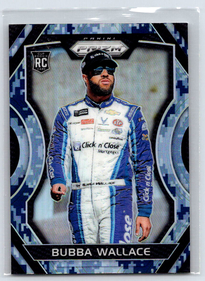 2018 Panini Prizm Bubba Wallace #11 Camo Prizm Richard Petty Motorsports
