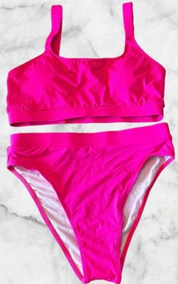 Tempt Me Hot Pink 2 Piece Swimwear