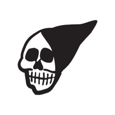Grim Reaper Skull - Vinyl Decal Sticker - Multiple Color  Sizes - ebn1096