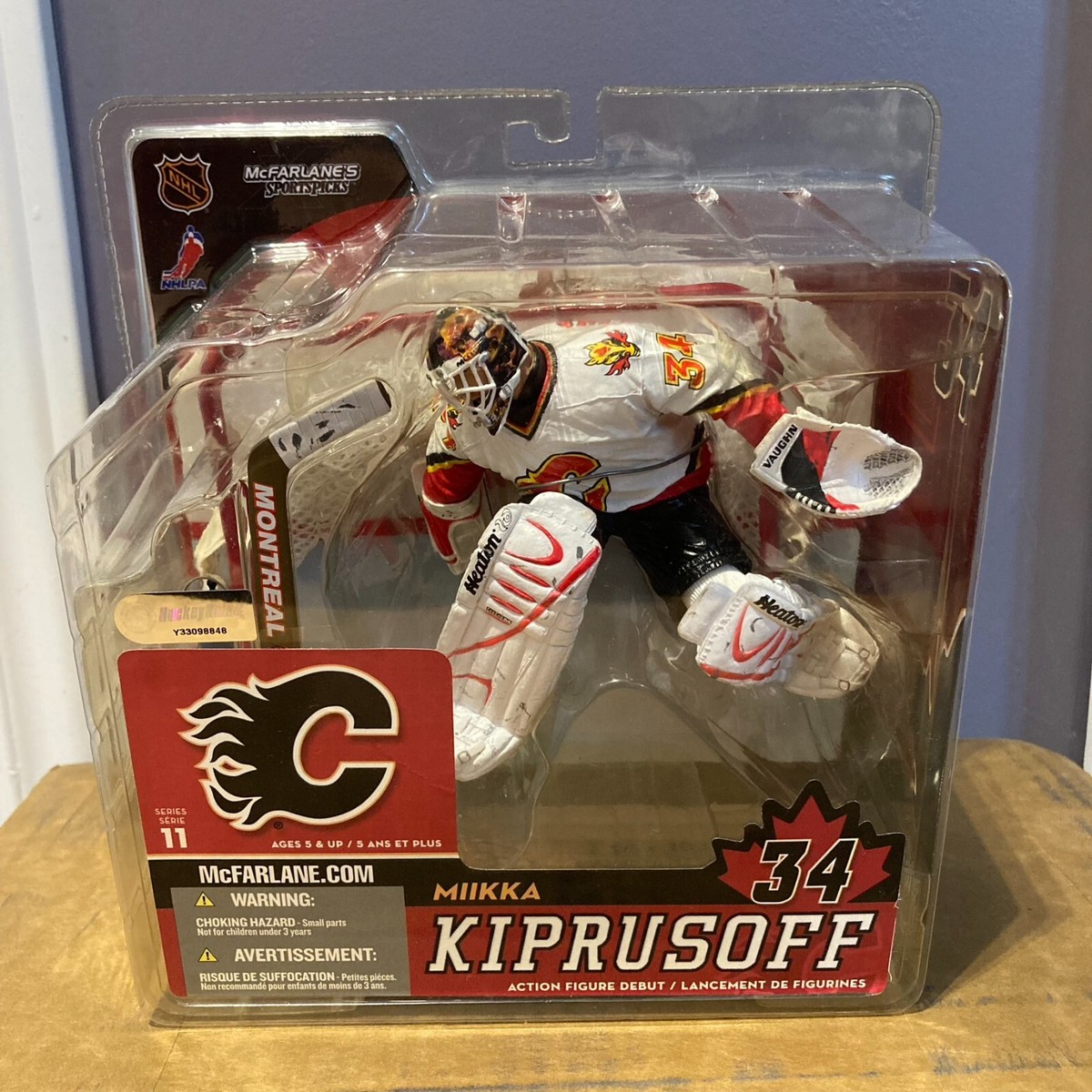 McFarlane Mikka Kiprusoff フィギュア 34 McFarlane Mikka Kiprusoff フィギュア 34