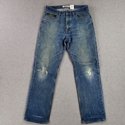 Vintage Gap Relaxed Fit 33x34 Blue Jeans Retro Old School Faded Patina Heavy