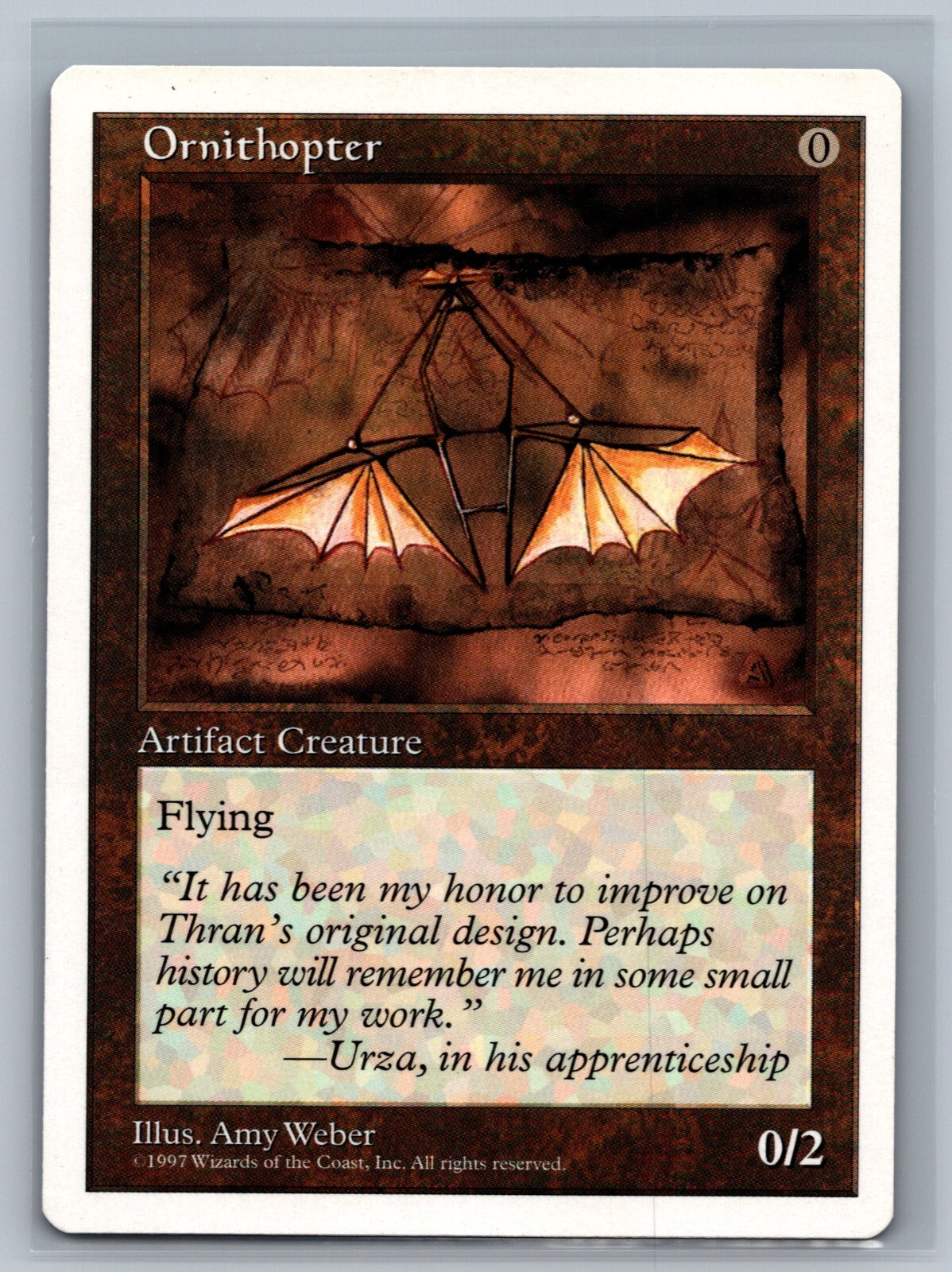 Magic The Gathering 5th Edition Ornithopter MTG TCG CCG Fifth 5ED