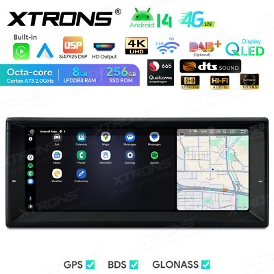 10,25'' Android Autoradio für BMW 5er E39 M5 7er E38 8G+256GB GPS Navi CarPlay 4K