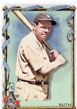 2023 Topps Allen & Ginter Base Short Prints SP #372 Babe Ruth - New York Yankees