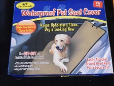 Waterproof Pet Seat Cover Back Seat Car cover Beige