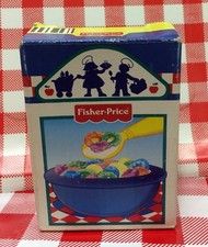 VTG Fisher Price Play Food OLD Cereal Box Tikes Pretend Kitchen Groceries RARE