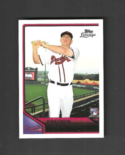 2011 Topps Lineage #146 Freddie Freeman RC Rookie Atlanta Braves Baseball Card - Picture 1 of 2