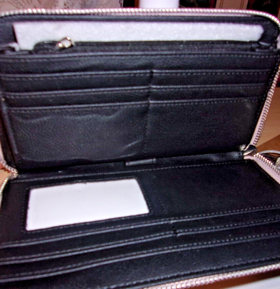 Steve Madden BZIPPY Zip Around Wallet PINK MSRP 48 New With Tags eBay