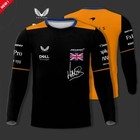McLaren Racing Long Sleeve 3D Shirt - Personalized 3D For-mu-la 1 Fan Apparel