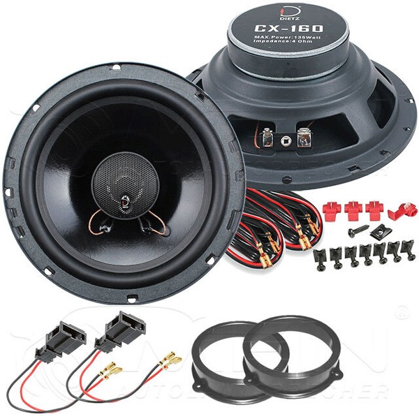 Dietz Auto Lautsprecher FüR Seat Exeo 2008-2013 Front Heck TüR 2-Wege 135W #BC9E-image
