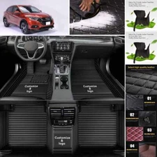 For Honda HR-V Car Floor Mats Custom Luxury Front & Rear Auto Carpets Liners
