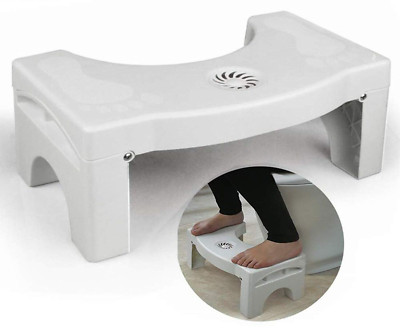 TOILET STOOL NON SLIP BATH BATHROOM SQUAT STEP STOOL PLATFORM SIT STEP SHOWER