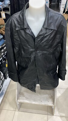 Wake Jacke Aus Echtem Leder Herren TgXXL Schwarz LLE21