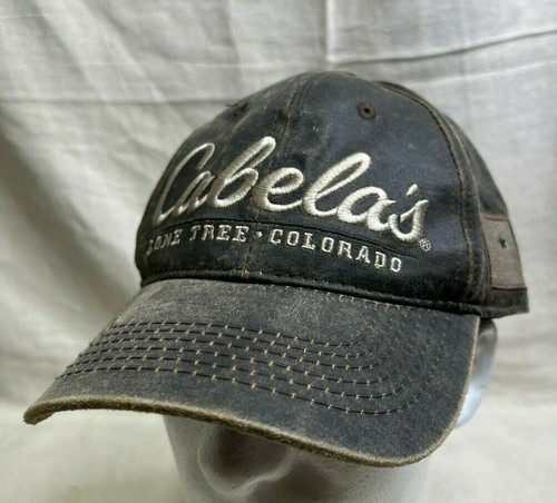Brown Baseball Cap Hat CABELAS Oil 