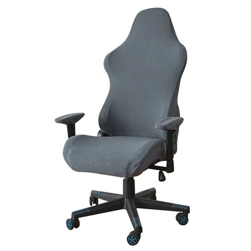 Funda de asiento para sillón de computadora Cubierta de silla para juegos de oficina Sillas de computadora Funda antideslizante - Imagen 32 de 47