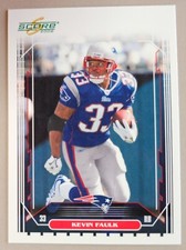 2006 Score #169 Kevin Faulk New England Patriots 