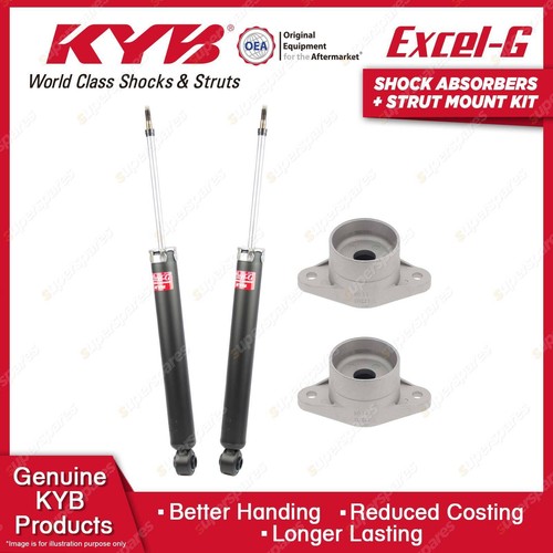KYB Rear Strut Mount Shock Mount and Washer | Hyundai Accent / Kia Rio (06-11) (SM5656)