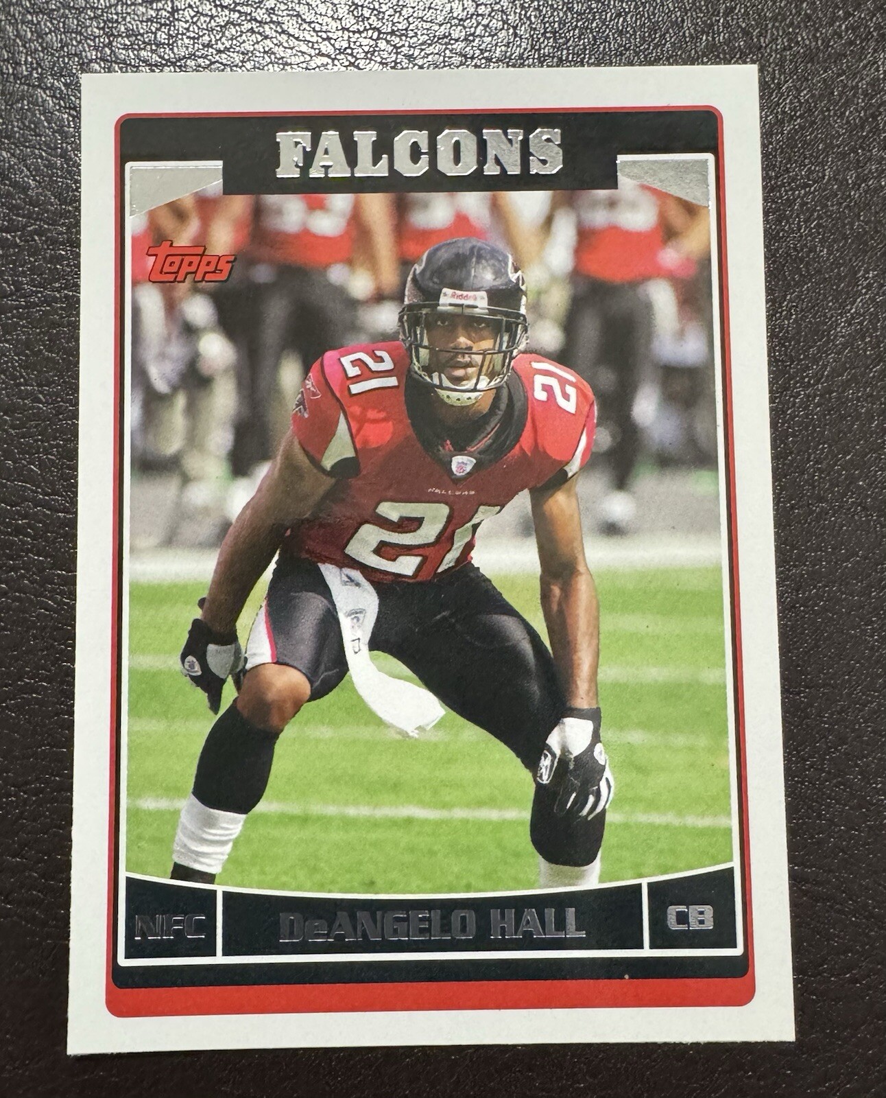 2006 Topps #73 DeAngelo Hall Atlanta Falcons NFL Trading Card