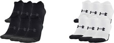 Under Armour Adult Performance Tech No Show Socks 6 Pairs 