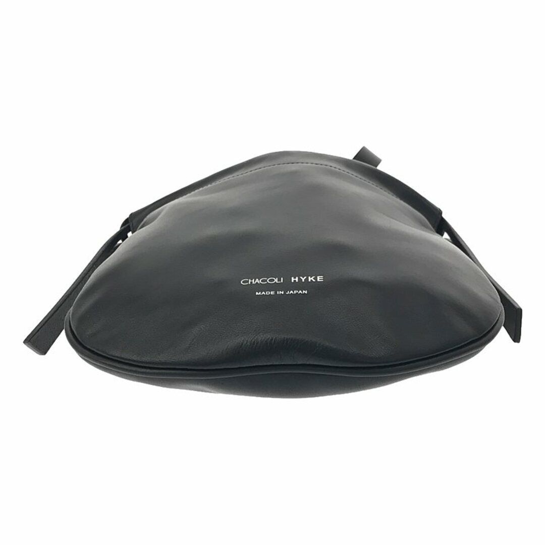 Hyke Chacoli Leather Drawstring Bag Shoulder Black Ladies | eBay Hyke Chacoli Leather Drawstring Bag Shoulder Black Ladies | eBay