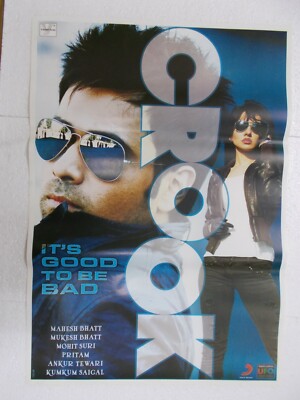 Crook 2010 Emran Hasmi Neha Sharma Rare POSTer Bollywood Film India