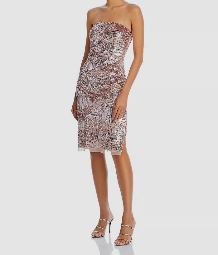 liv foster beaded dress Liv Foster Kaia Beaded Mirror Mini Dress