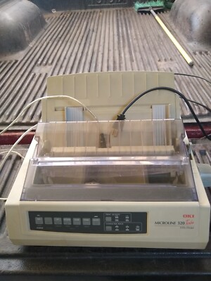OKI Data Microline 320T 9-Pin Turbo Dot Matrix Printer - Fully Operational