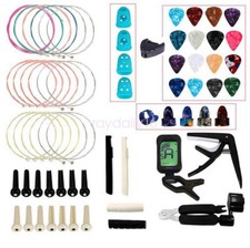 65pz Kit Accessori Chitarra Cambio Suono Regolazione Strumenti Combinazione