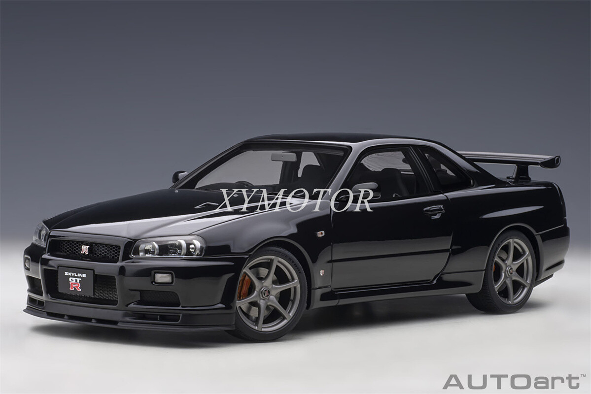 AUTOart 1:18 Nissan Skyline GT-R R34 V-spec II Diecast Model Car