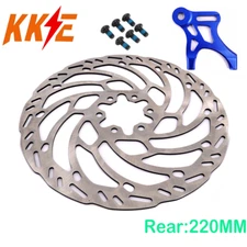 KKE Surron Rotor for Sur-ron Light Bee X Rear 220MM Brake Disc&Adapter BLUE