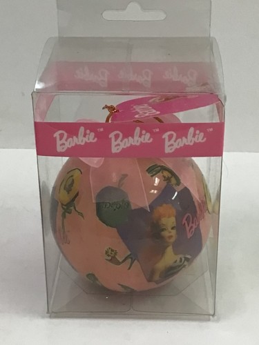 1996 NIB Vintage Ball Barbie Holiday Christmas Ornament Mattel Matrix - Afbeelding 1 van 5