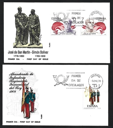 (AOP) Spain 1978 FDC collection (35)