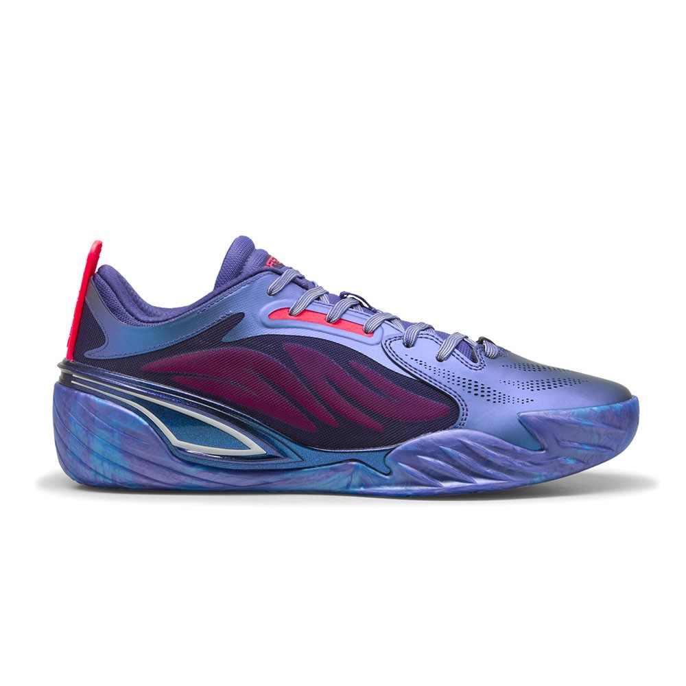 PUMA All Pro Nitro Elite Basketball  Mens Purple Sneakers Athletic Shoes 3112610