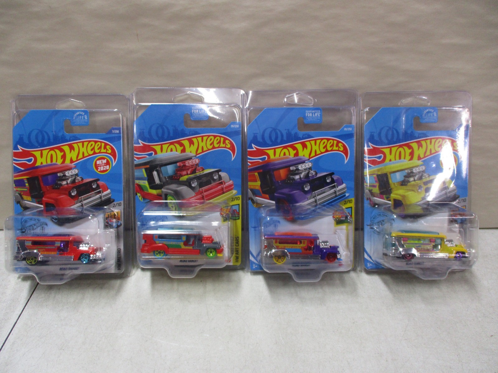 4 2020 Hot Wheels Road Bandit