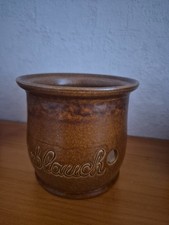 Knoblauch Topf braun, mit