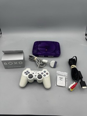 Official Sony PlayStation 1 PS1 Slim PSone Console w Controller READ