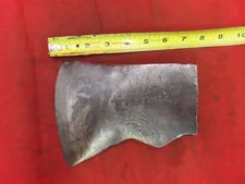 VTG ANTIQUE UNMARKED JERSEY STYLE PATTERN 3 lb 12 oz AXE HEAD LUMBERJACK TOOL 4