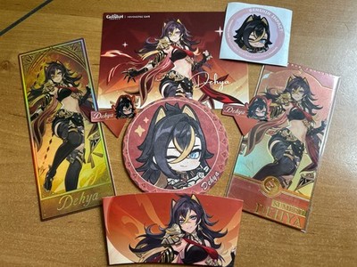 Genshin Impact Dehya Set Karte Untersetzer Hoyoverse Cafe
