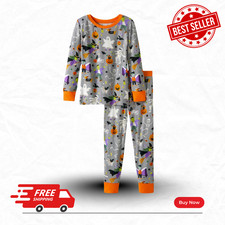  BIG SALE Little Sleepies Draculas Disco Two Piece Pajama Set Bamboo Sleepwear