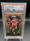 2020-21 Panini Prizm Patrick Mahomes Orange Ice #124 PSA 9   Chiefs