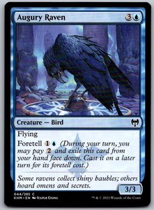 Augury Raven 44/285 Kaldheim Common