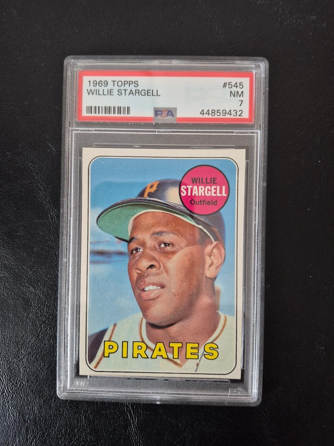 1969 Topps #545 Willie Stargell PSA 7
