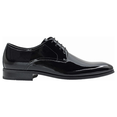 Florsheim Tuxedo Black Patent Leather Plain Toe Derby Dress  display picture 1