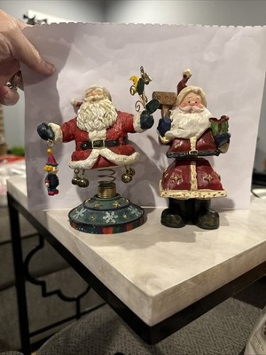 Santa Claus Wobble Bobble W Bells 5  1990 s Russ  Berrie & Co. & Wobble HoHoHo