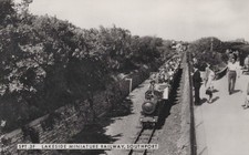 Lakeside Miniature Railway Southport Postcard Train Passengers Vintage Lancashir
