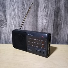 Sony ICF-490L Portable Compact FM/MW/LW 3-Band Radio - Working